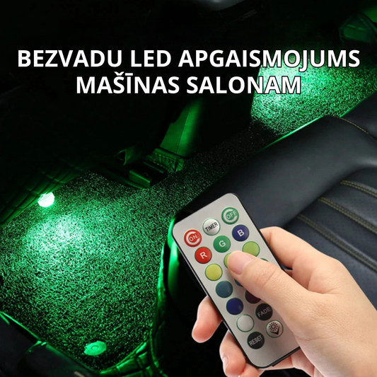 Bezvadu RGB Gaismas Mašīnas Salonam